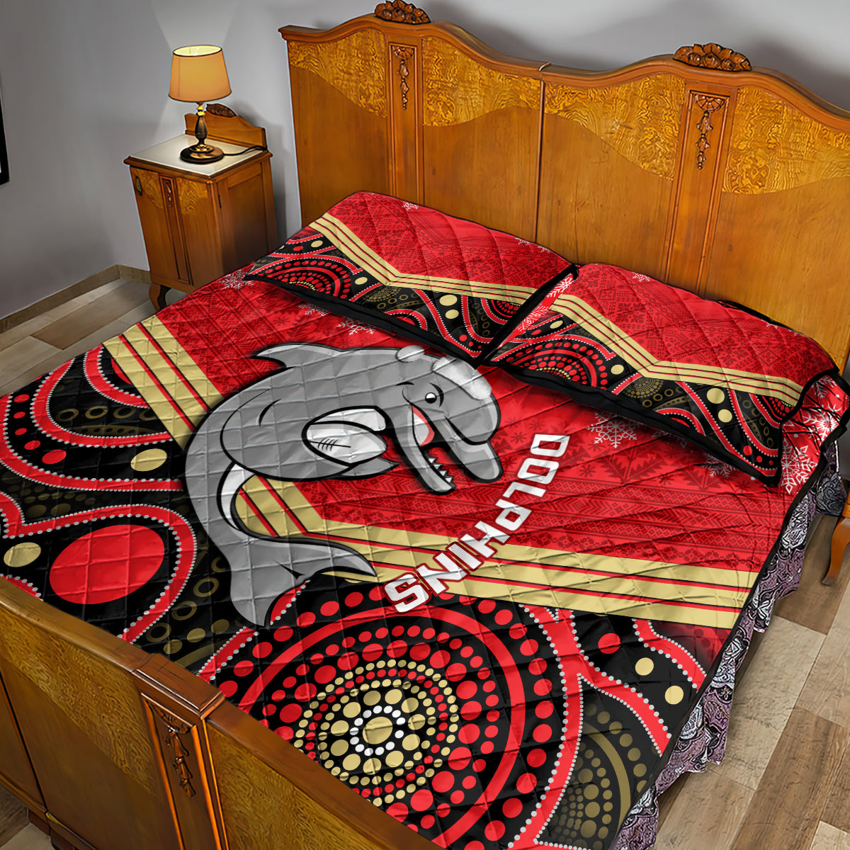 custom-dolphins-rugby-christmas-quilt-bed-set-merry-xmas-2023-mix-aboriginal-art