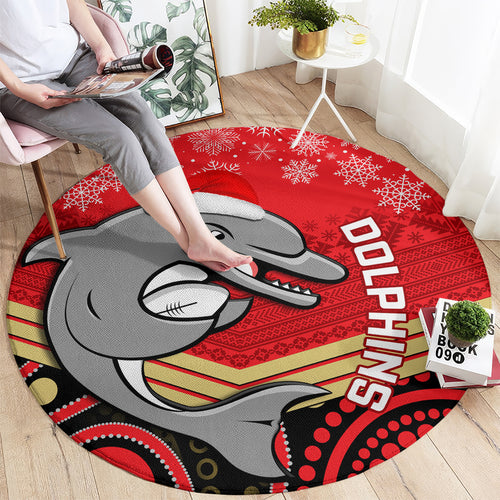 custom-dolphins-rugby-christmas-round-carpet-merry-xmas-2023-mix-aboriginal-art