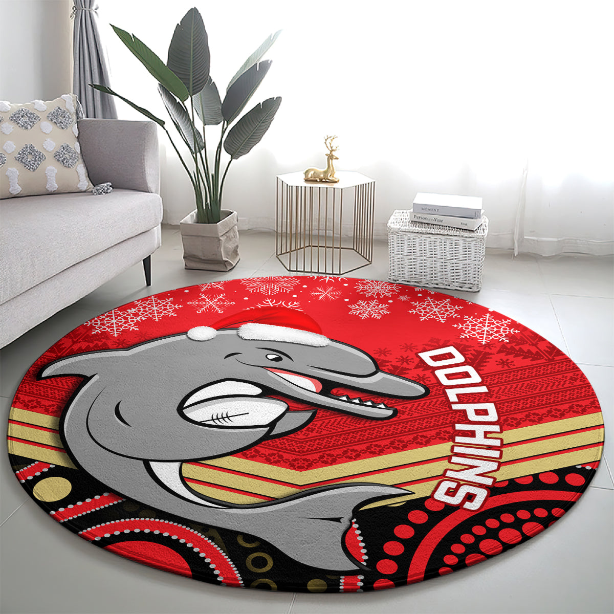 custom-dolphins-rugby-christmas-round-carpet-merry-xmas-2023-mix-aboriginal-art