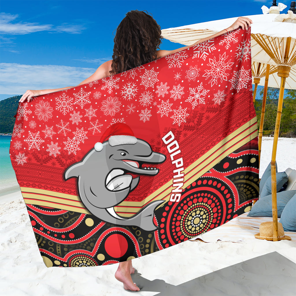 custom-dolphins-rugby-christmas-sarong-merry-xmas-2023-mix-aboriginal-art