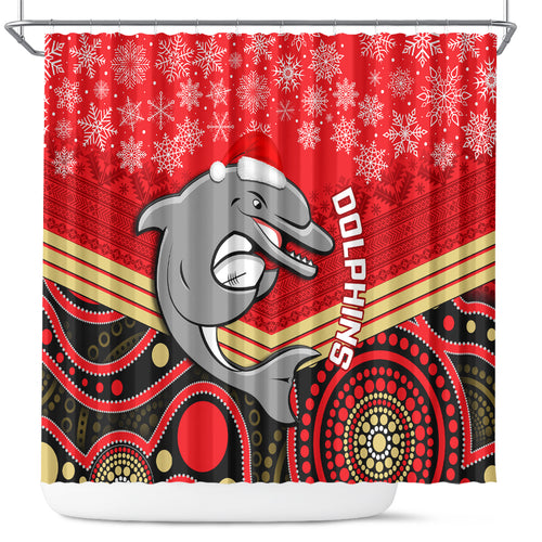 custom-dolphins-rugby-christmas-shower-curtain-merry-xmas-2023-mix-aboriginal-art
