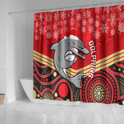 custom-dolphins-rugby-christmas-shower-curtain-merry-xmas-2023-mix-aboriginal-art