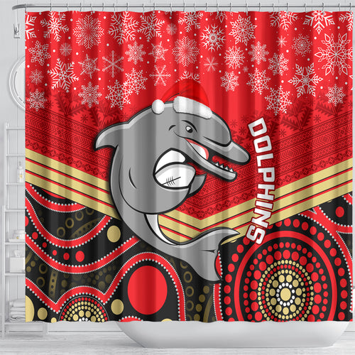 custom-dolphins-rugby-christmas-shower-curtain-merry-xmas-2023-mix-aboriginal-art
