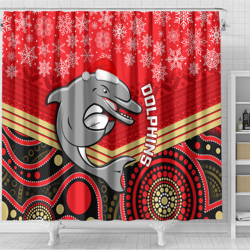 custom-dolphins-rugby-christmas-shower-curtain-merry-xmas-2023-mix-aboriginal-art