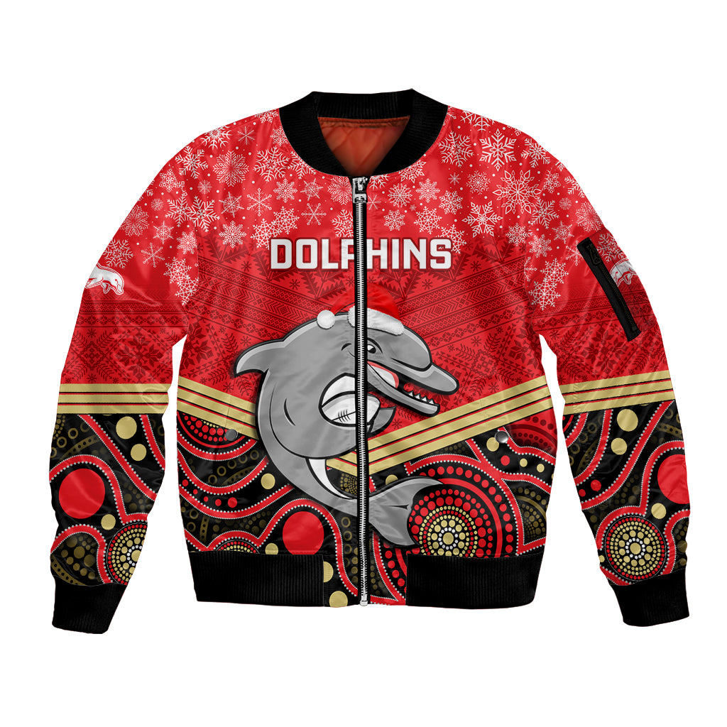 custom-dolphins-rugby-christmas-sleeve-zip-bomber-jacket-merry-xmas-2023-mix-aboriginal-art