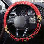 Dolphins Rugby Christmas Steering Wheel Cover Merry Xmas 2023 Mix Aboriginal Art