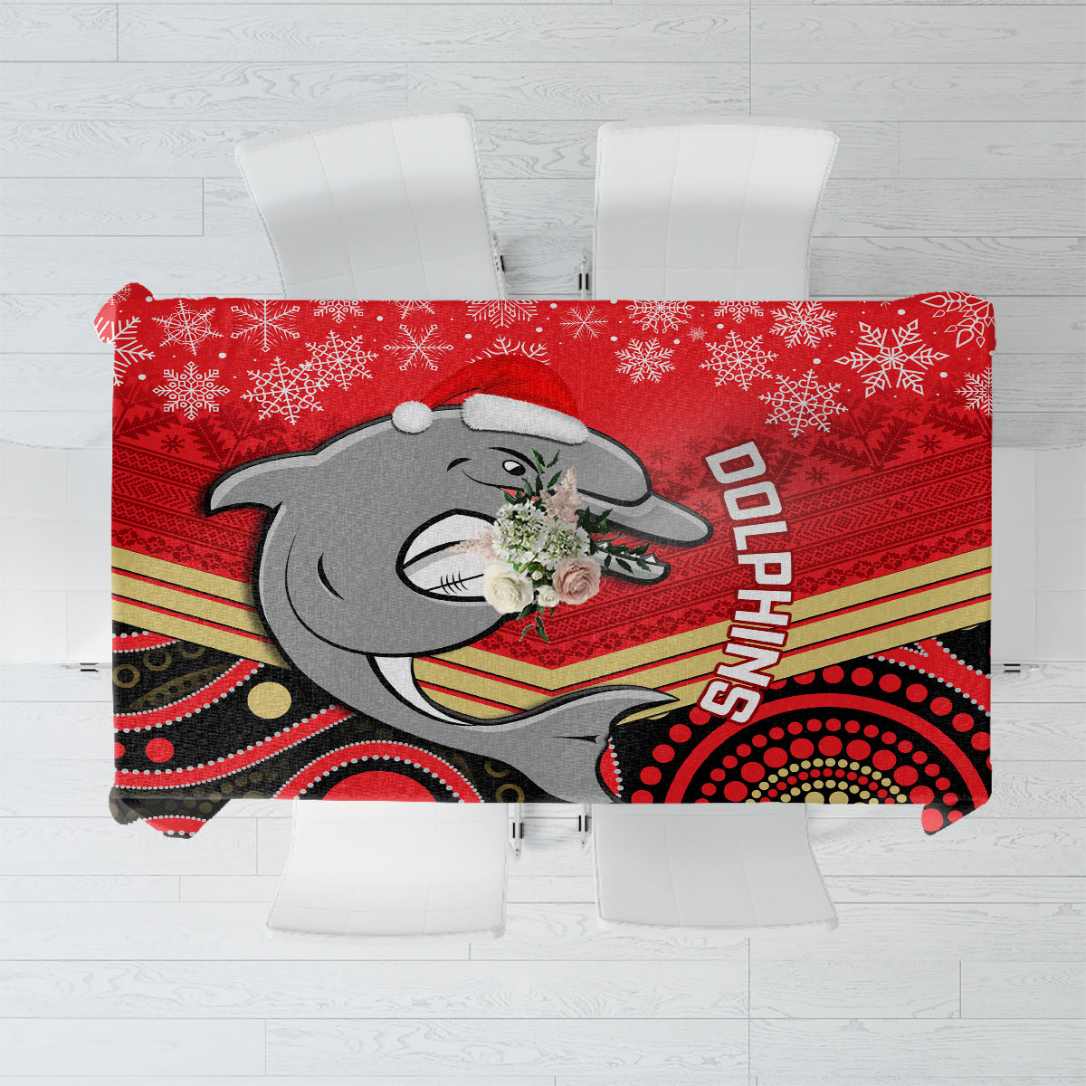 custom-dolphins-rugby-christmas-tablecloth-merry-xmas-2023-mix-aboriginal-art