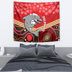 custom-dolphins-rugby-christmas-tapestry-merry-xmas-2023-mix-aboriginal-art