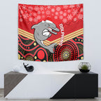 custom-dolphins-rugby-christmas-tapestry-merry-xmas-2023-mix-aboriginal-art