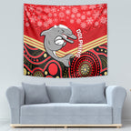 custom-dolphins-rugby-christmas-tapestry-merry-xmas-2023-mix-aboriginal-art