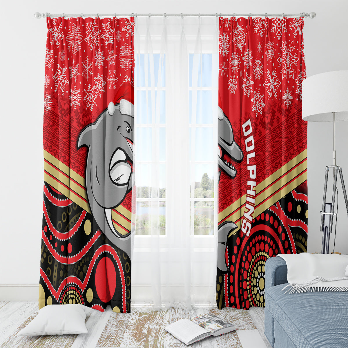custom-dolphins-rugby-christmas-window-curtain-merry-xmas-2023-mix-aboriginal-art