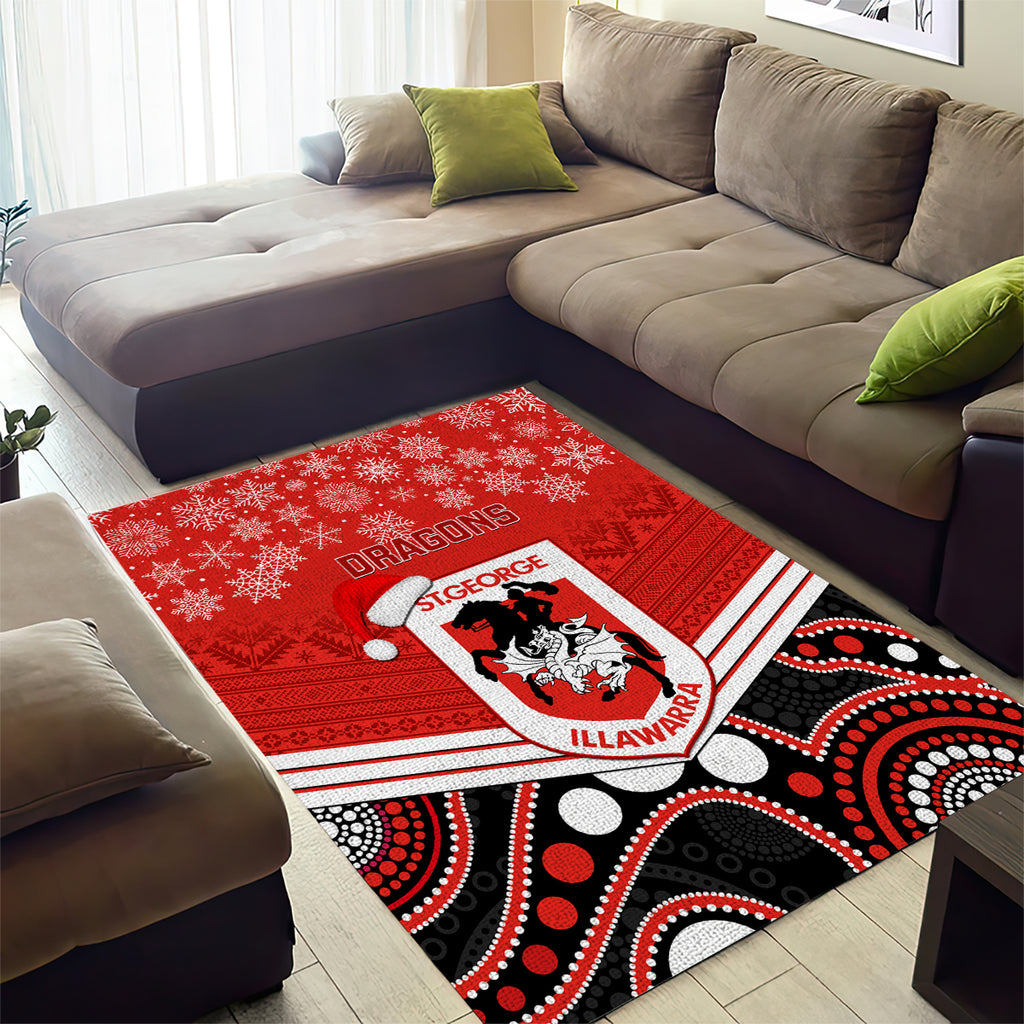 custom-dragons-rugby-christmas-area-rug-merry-xmas-2023-mix-aboriginal-art