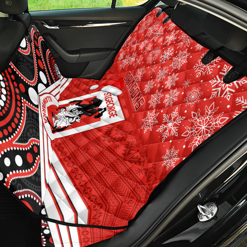 custom-dragons-rugby-christmas-back-car-seat-cover-merry-xmas-2023-mix-aboriginal-art
