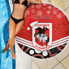 custom-dragons-rugby-christmas-beach-blanket-merry-xmas-2023-mix-aboriginal-art