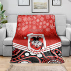 custom-dragons-rugby-christmas-blanket-merry-xmas-2023-mix-aboriginal-art