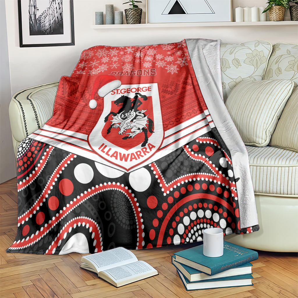 custom-dragons-rugby-christmas-blanket-merry-xmas-2023-mix-aboriginal-art