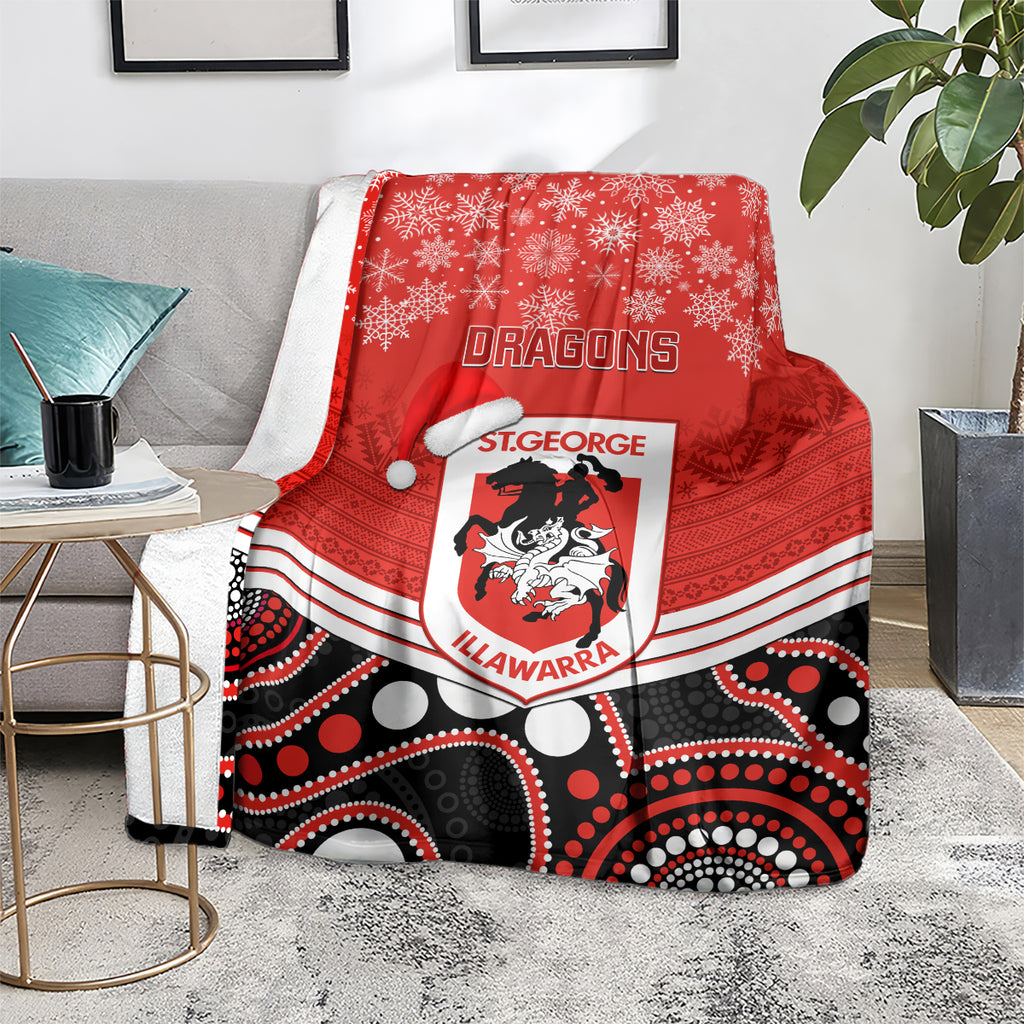 custom-dragons-rugby-christmas-blanket-merry-xmas-2023-mix-aboriginal-art