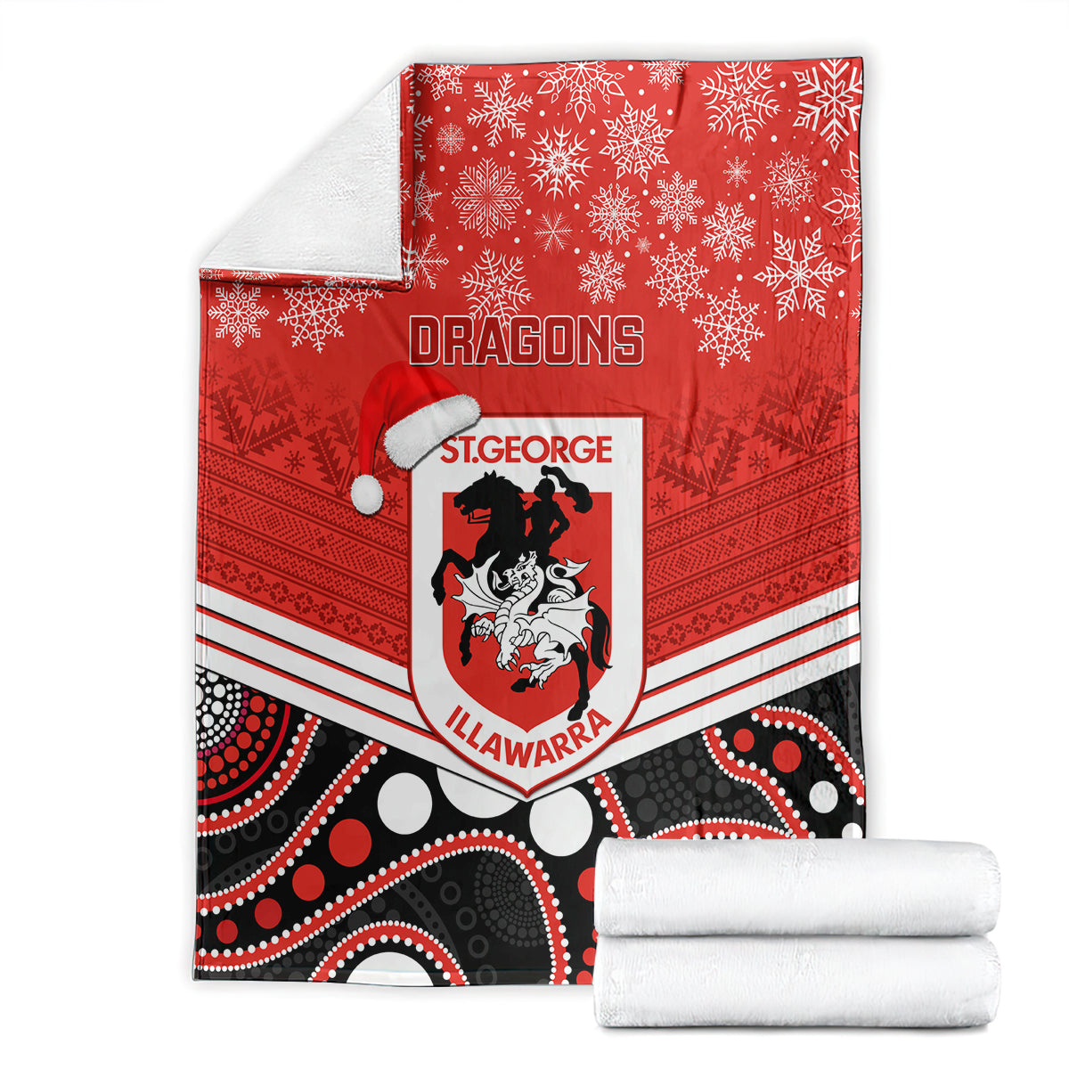 custom-dragons-rugby-christmas-blanket-merry-xmas-2023-mix-aboriginal-art
