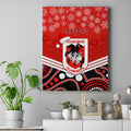 custom-dragons-rugby-christmas-canvas-wall-art-merry-xmas-2023-mix-aboriginal-art