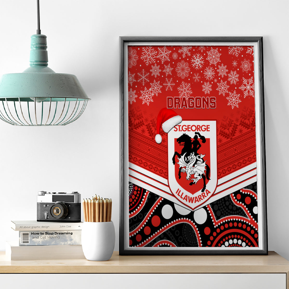custom-dragons-rugby-christmas-canvas-wall-art-merry-xmas-2023-mix-aboriginal-art