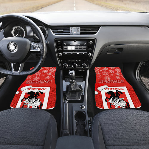custom-dragons-rugby-christmas-car-mats-merry-xmas-2023-mix-aboriginal-art