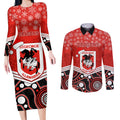 custom-dragons-rugby-christmas-couples-matching-long-sleeve-bodycon-dress-and-long-sleeve-button-shirt-merry-xmas-2023-mix-aboriginal-art