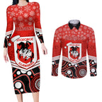 custom-dragons-rugby-christmas-couples-matching-long-sleeve-bodycon-dress-and-long-sleeve-button-shirt-merry-xmas-2023-mix-aboriginal-art