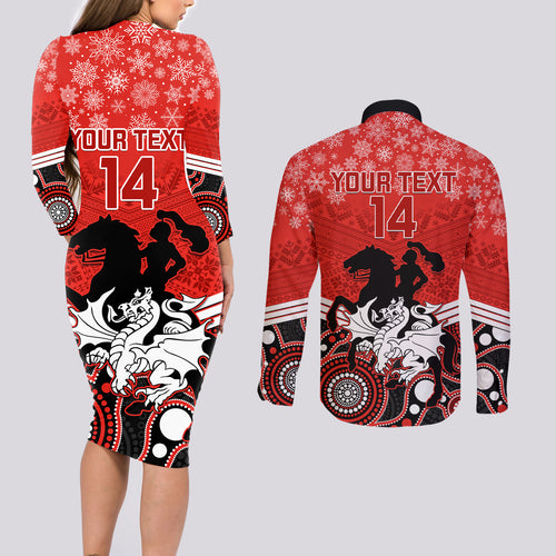 custom-dragons-rugby-christmas-couples-matching-long-sleeve-bodycon-dress-and-long-sleeve-button-shirt-merry-xmas-2023-mix-aboriginal-art
