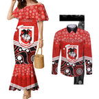 custom-dragons-rugby-christmas-couples-matching-mermaid-dress-and-long-sleeve-button-shirt-merry-xmas-2023-mix-aboriginal-art