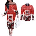 custom-dragons-rugby-christmas-couples-matching-off-the-shoulder-long-sleeve-dress-and-long-sleeve-button-shirt-merry-xmas-2023-mix-aboriginal-art