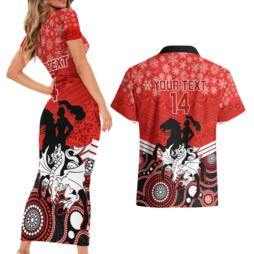 custom-dragons-rugby-christmas-couples-matching-short-sleeve-bodycon-dress-and-hawaiian-shirt-merry-xmas-2023-mix-aboriginal-art