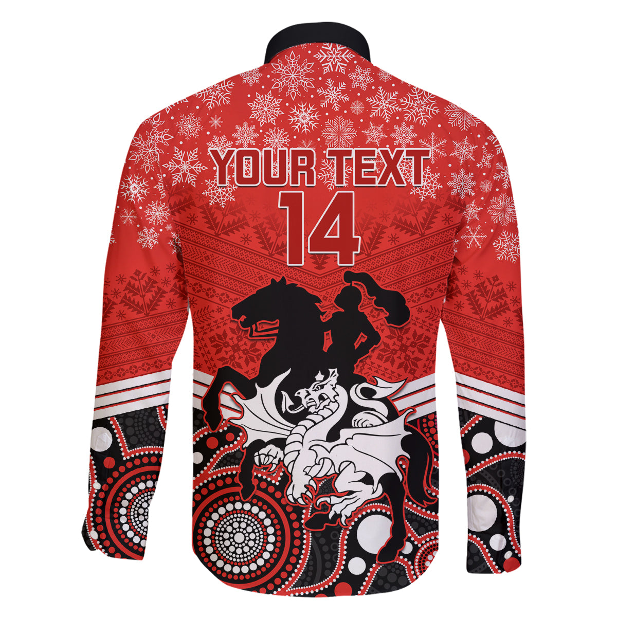 custom-dragons-rugby-christmas-family-matching-off-shoulder-short-dress-and-hawaiian-shirt-merry-xmas-2023-mix-aboriginal-art