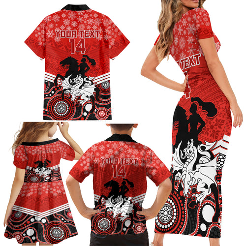 custom-dragons-rugby-christmas-family-matching-short-sleeve-bodycon-dress-and-hawaiian-shirt-merry-xmas-2023-mix-aboriginal-art