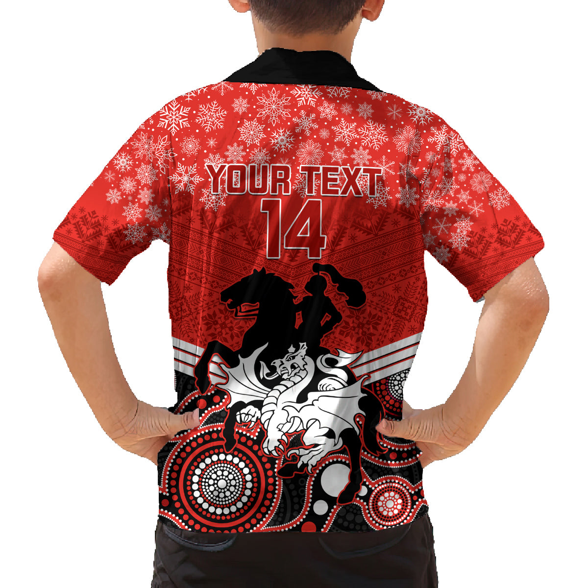 custom-dragons-rugby-christmas-family-matching-tank-maxi-dress-and-hawaiian-shirt-merry-xmas-2023-mix-aboriginal-art