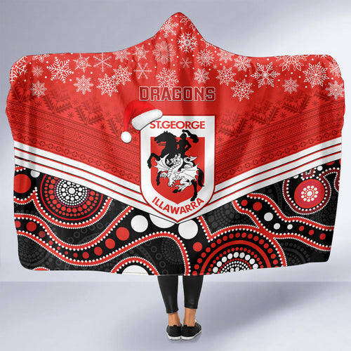custom-dragons-rugby-christmas-hooded-blanket-merry-xmas-2023-mix-aboriginal-art