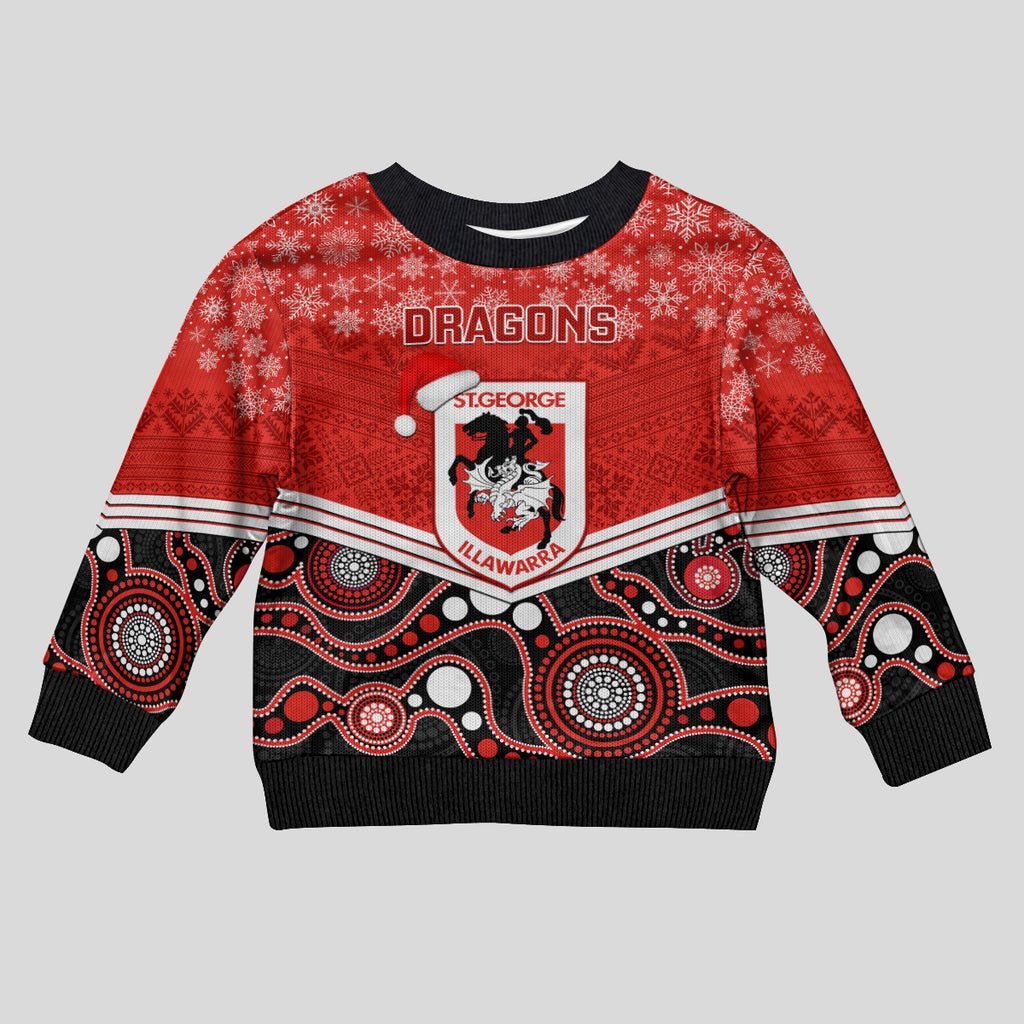 custom-dragons-rugby-christmas-kid-ugly-christmas-sweater-merry-xmas-2023-mix-aboriginal-art