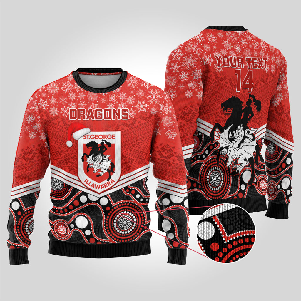 custom-dragons-rugby-christmas-ugly-christmas-sweater-merry-xmas-2023-mix-aboriginal-art