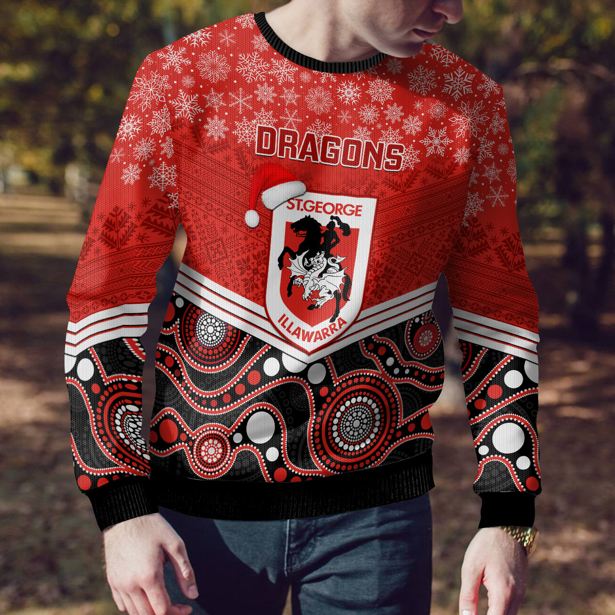 custom-dragons-rugby-christmas-ugly-christmas-sweater-merry-xmas-2023-mix-aboriginal-art