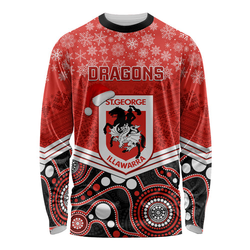 custom-dragons-rugby-christmas-long-sleeve-shirt-merry-xmas-2023-mix-aboriginal-art
