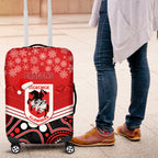custom-dragons-rugby-christmas-luggage-cover-merry-xmas-2023-mix-aboriginal-art