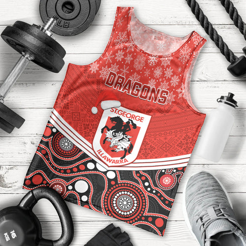custom-dragons-rugby-christmas-men-tank-top-merry-xmas-2023-mix-aboriginal-art