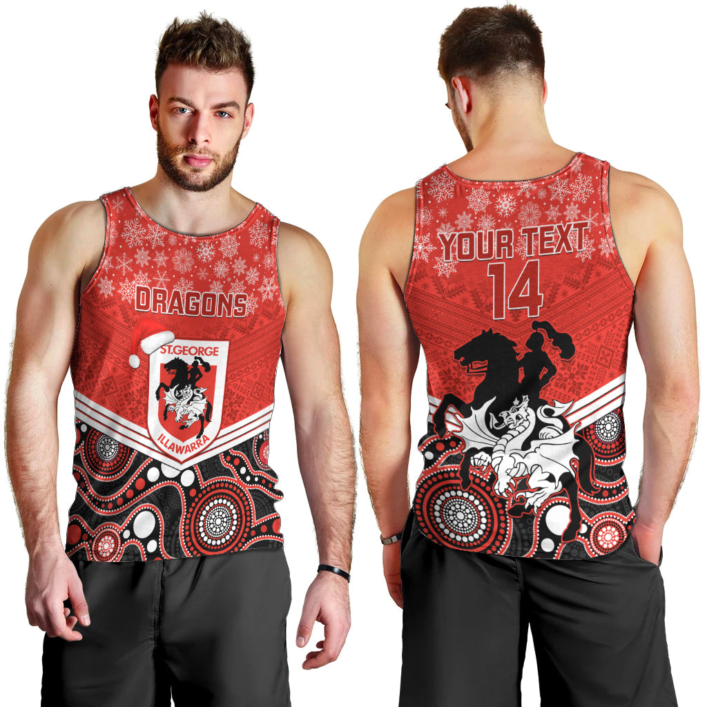 custom-dragons-rugby-christmas-men-tank-top-merry-xmas-2023-mix-aboriginal-art