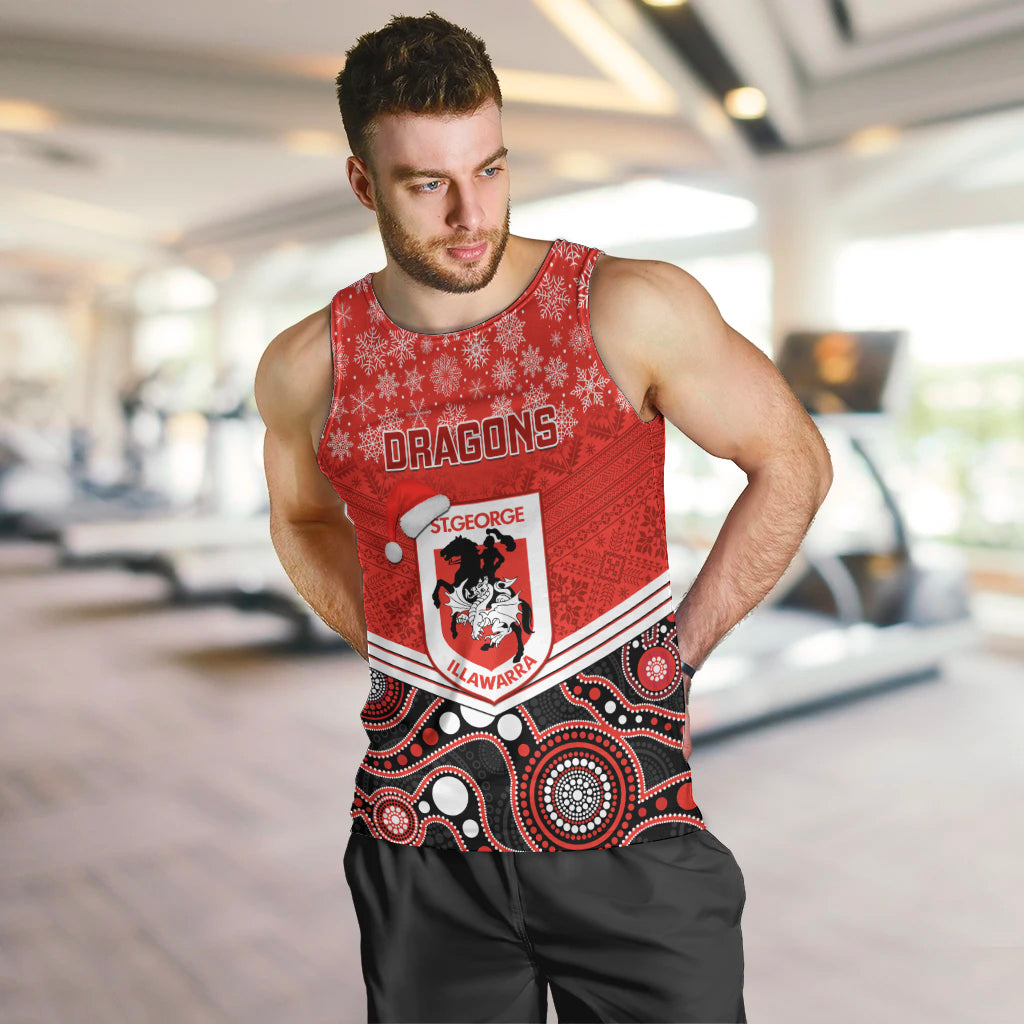 custom-dragons-rugby-christmas-men-tank-top-merry-xmas-2023-mix-aboriginal-art