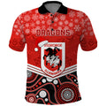 custom-dragons-rugby-christmas-polo-shirt-merry-xmas-2023-mix-aboriginal-art