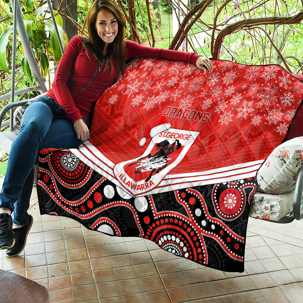 custom-dragons-rugby-christmas-quilt-merry-xmas-2023-mix-aboriginal-art