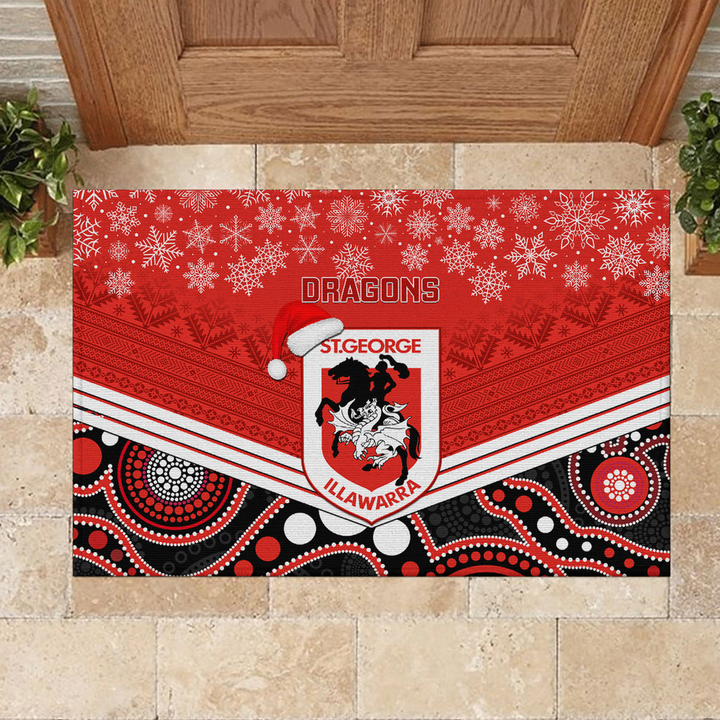 custom-dragons-rugby-christmas-rubber-doormat-merry-xmas-2023-mix-aboriginal-art