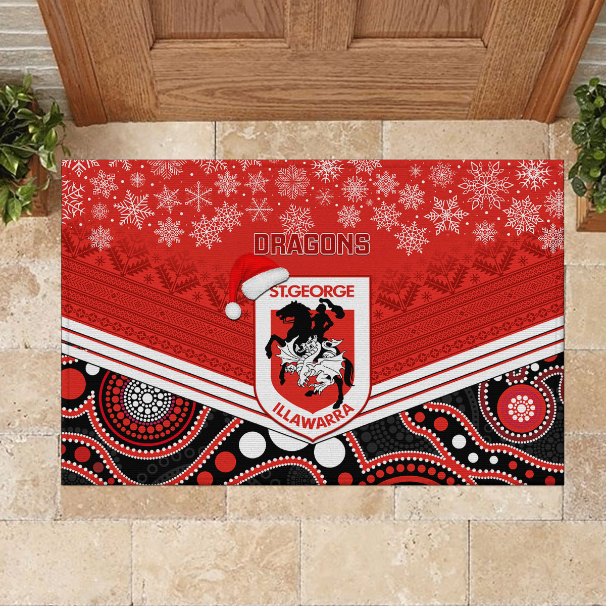 custom-dragons-rugby-christmas-rubber-doormat-merry-xmas-2023-mix-aboriginal-art