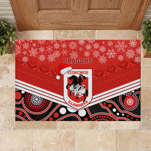 custom-dragons-rugby-christmas-rubber-doormat-merry-xmas-2023-mix-aboriginal-art