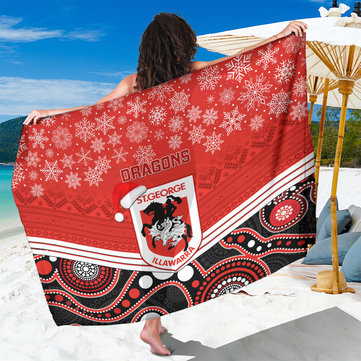 custom-dragons-rugby-christmas-sarong-merry-xmas-2023-mix-aboriginal-art