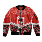 custom-dragons-rugby-christmas-sleeve-zip-bomber-jacket-merry-xmas-2023-mix-aboriginal-art